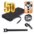 50x Presilha 15cm Fita Abraçadeira Cabos Chicote Fios