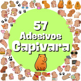 57 Adesivos Capivara Agenda