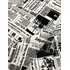 5m - Tecido Estampa Jornal Estilo Retro Vintage - Corino Pvc