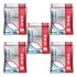 5x Cabo De Rede Patch Cord 1m Cat5e Ethernet Lan 100% Cobre