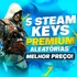 5x Jogos Premium Steam  Chaves Aleatorias