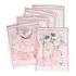5x Saquinho Maternidade Com Zíper Rosa Menina Menino