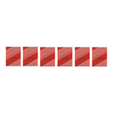 6 Adesivos Blindex Vermelho