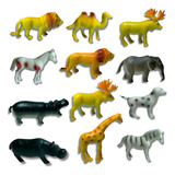 6 Animais Borracha Savana