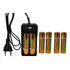 6 Bateria Recarregável 18650 12800mah 3.7v + Carregador 110v/220v Bivolt