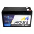 6 Baterias Selada 12v 7ah Moura Nobreaks, Cercas E Alarmes
