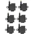 6 Bobinas Ignição 5 Pinos Motor De Popa Mercury Optimax Efi