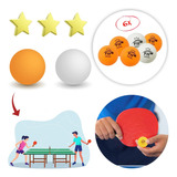 6 Bolas Bolinha De Ping Pong P  Tenis De Mesa Profissional