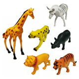 6 Brinquedo Animais Selvagens