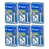 6 Caixas Caneta Permanente Para Cd/dvd 2.0mm Azul Pilot 12un