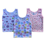 6 Camiseta Regata+6 Shorts Infantil 100%algodão Tam P Ao 3 