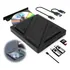 6 Em 1 Gravador Leitor Cd Dvd Cartão Micro Sd Usb E Tipo C
