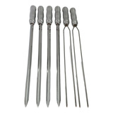 6 Espetos Para Churrasco