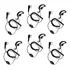 6 Fones Microfone Para Rádio Comunicador Intelbras Rc3002 G2