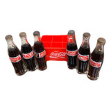 6 Mini Garrafinhas Coca