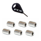 6 Parafusos De Quilha Inox   1 Chave   Padrão Fcs   Surf