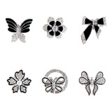 6 Pecas Mini Broche