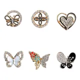 6 Pecas Mini Broche