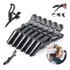 6 Presilhas Crocodilo Prendedor Cabelo Clips Tipo Bico Pato Cor Preto