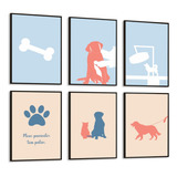 6 Quadros Decorativos Veterinario