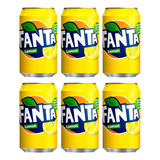 6 Refrigerante Fanta Lemon