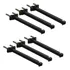 6 Suportes Refletor Led Base Reta Banner Fachada Haste 70 Cm