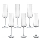 6 Tacas De Cristal