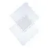 6 Tapete Para Box Banheiro Vestiário Chuveiro Estrado 30x30 Branco Triboshop