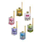 6 Unid  Aromatizador Ambientes Tropical Aromas 250ml Difusor