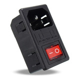 6 X Tomada Ac Painel 10a Iec 320 C14 Macho C Porta Fusível