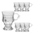 6 Xicaras Capuccino Sem Pires 140 Ml Premium Alça Decorada