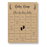 60 Cartelas Baby Bingo Para Chá De Bebê Em Pdf