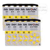 60 Pilhas Baterias 10 Auditivas Rayovac 10 Cartelas