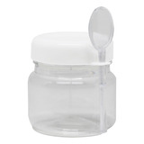 60 Pote Plástico De Papinha 40ml Para Brigadeiro Com Colher