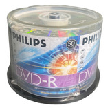 600 Dvd-r Philips 4.7 Gb 120min 1-8x Virgem Original