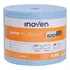 600 Panos Multiuso Perfex 20x40cm Inoven Rolo 240m Limpeza Cor Azul