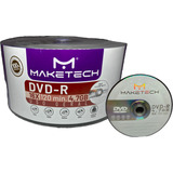 600 Undades Dvd-r 4.7 16x Com Logo Maketech