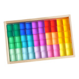 60pcs Acrílico Cubos Blocos Translúcido Luz Sombra