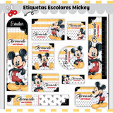 65 Etiquetas Escolares Personalizadas