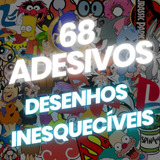 68 Adesivos Personagens Desenhos