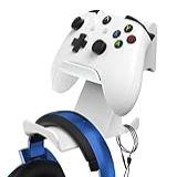 6amlifestyle- Suporte De Parede Para Controle E Fone De Ouvido Com Suporte Para Cabo Para Ps5 Ps4 Xbox One Switch Pro Gamepad Gancho Para Controle Adesivo Forte/parafusos, Branco