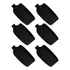 6pcs Ski Straps Ski Fastener Nylon Ski Wraps Ties Preto