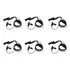6x Fbi Air Acoustic Tube Earpiece Ptt Mic Fone De Ouvido Par