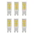 6x Lâmpada Halopin Led G9 5w 52 Leds Para Lustres E Arandela Cor Da Luz Branco-quente 110v/220v Goldensky