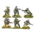 6x Miniaturas Soldados Germânicos Infantaria Fallschirmjager