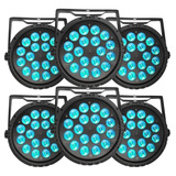 6x Refletor Parled 18x12w