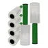6x Rolo Filme Plastic Strech Com Cabo Aplicador 10cm X 100m