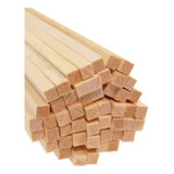 6x Vareta Madeira Balsa