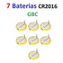7 Baterias Cr2016 Para Game Boy Color E Game Boy Color