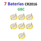 7 Baterias Cr2016 Para